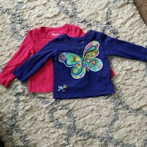 Two long sleeve t-shirts